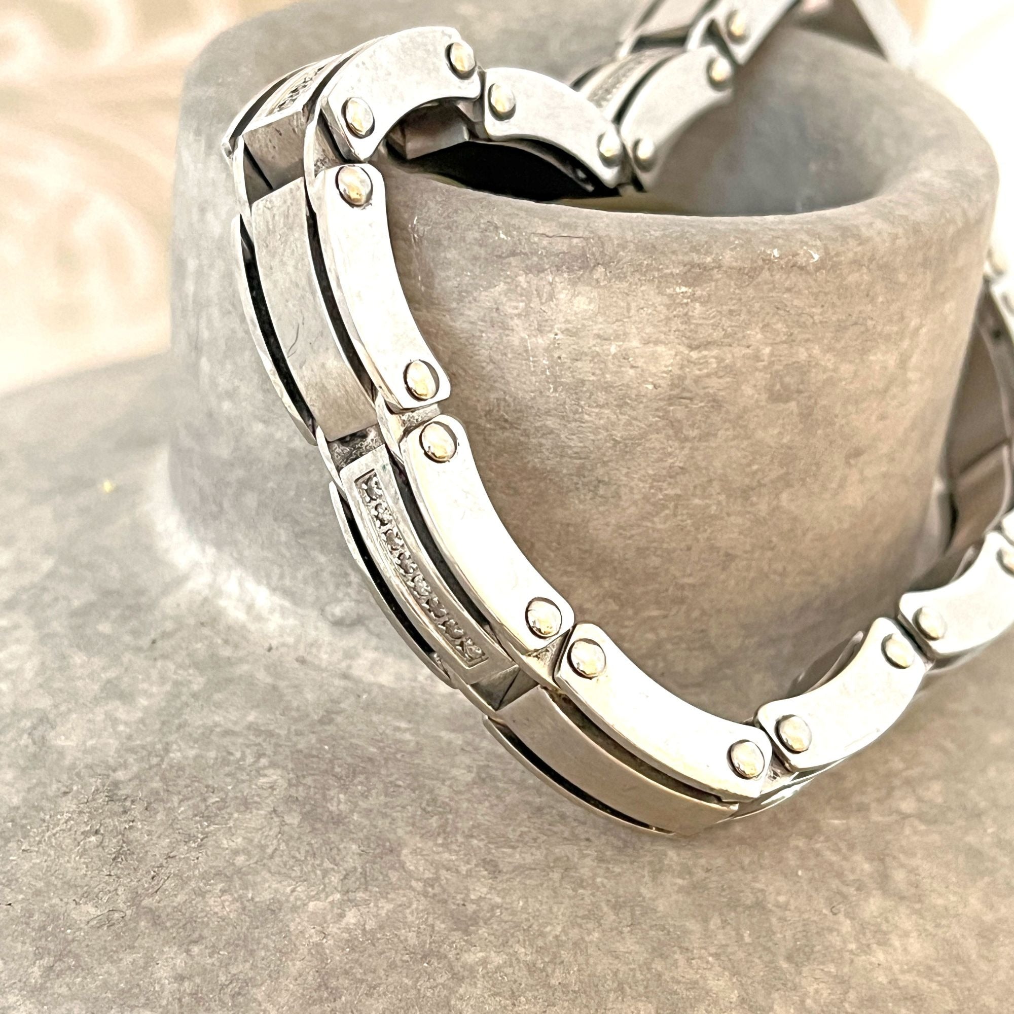 Unisex Halo G Mens Stainless Chain Bracelet